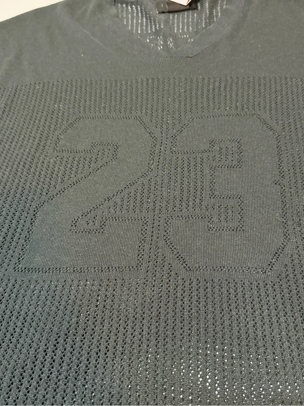 Air Jordan Knit Jersey 23 Logo Shirt Black